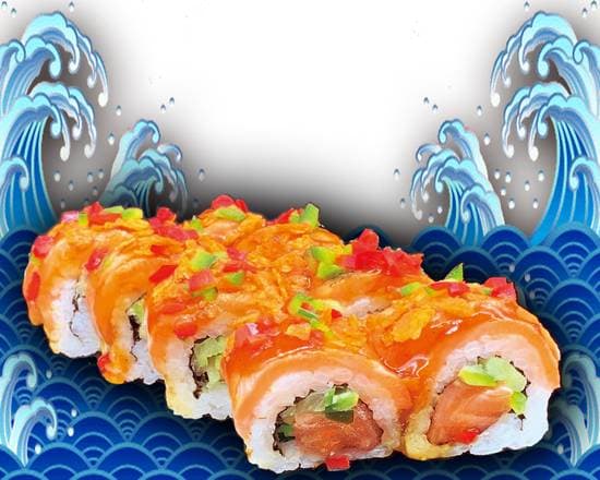 Tataki saumon roll