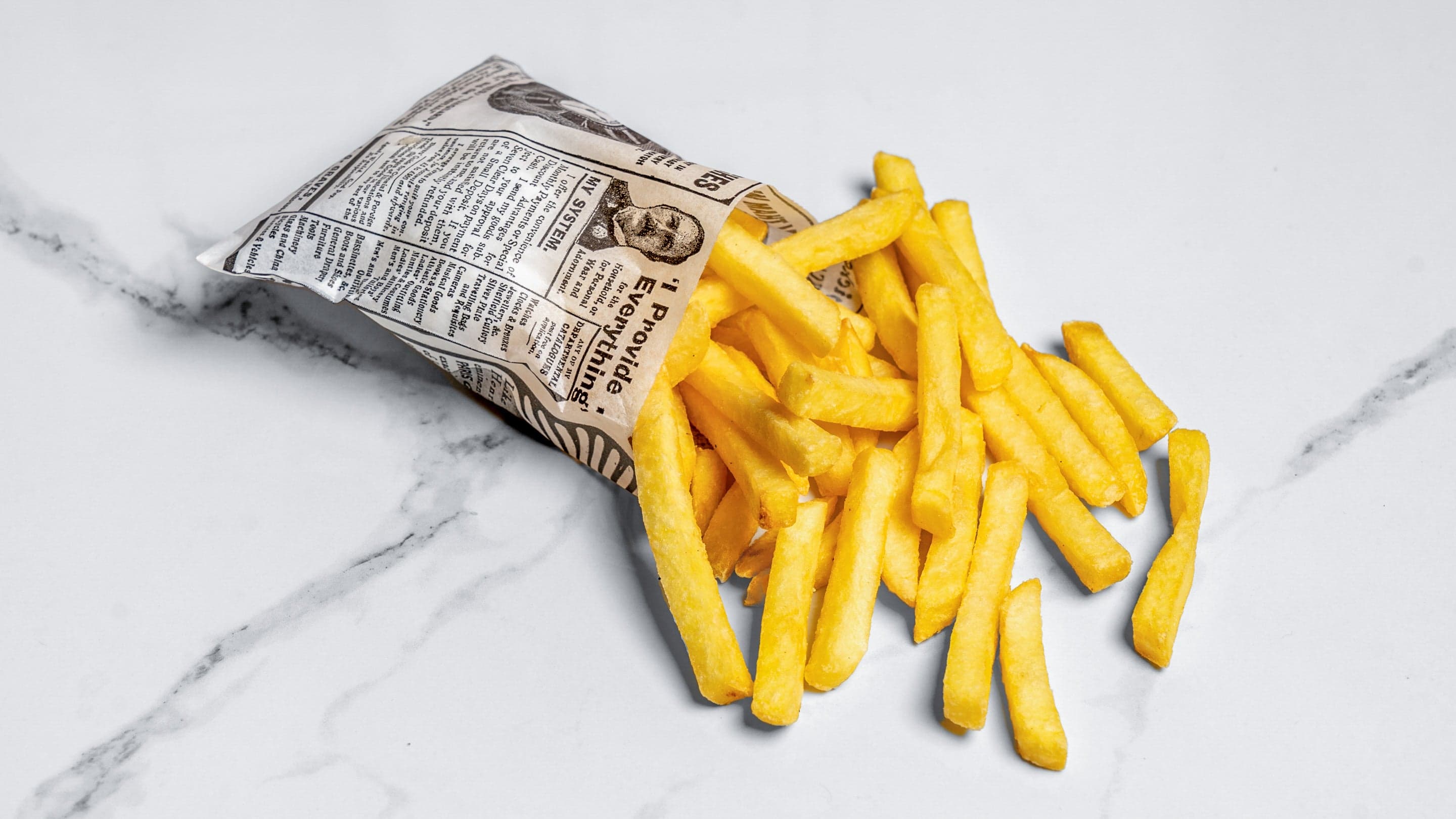 Grote portie frieten