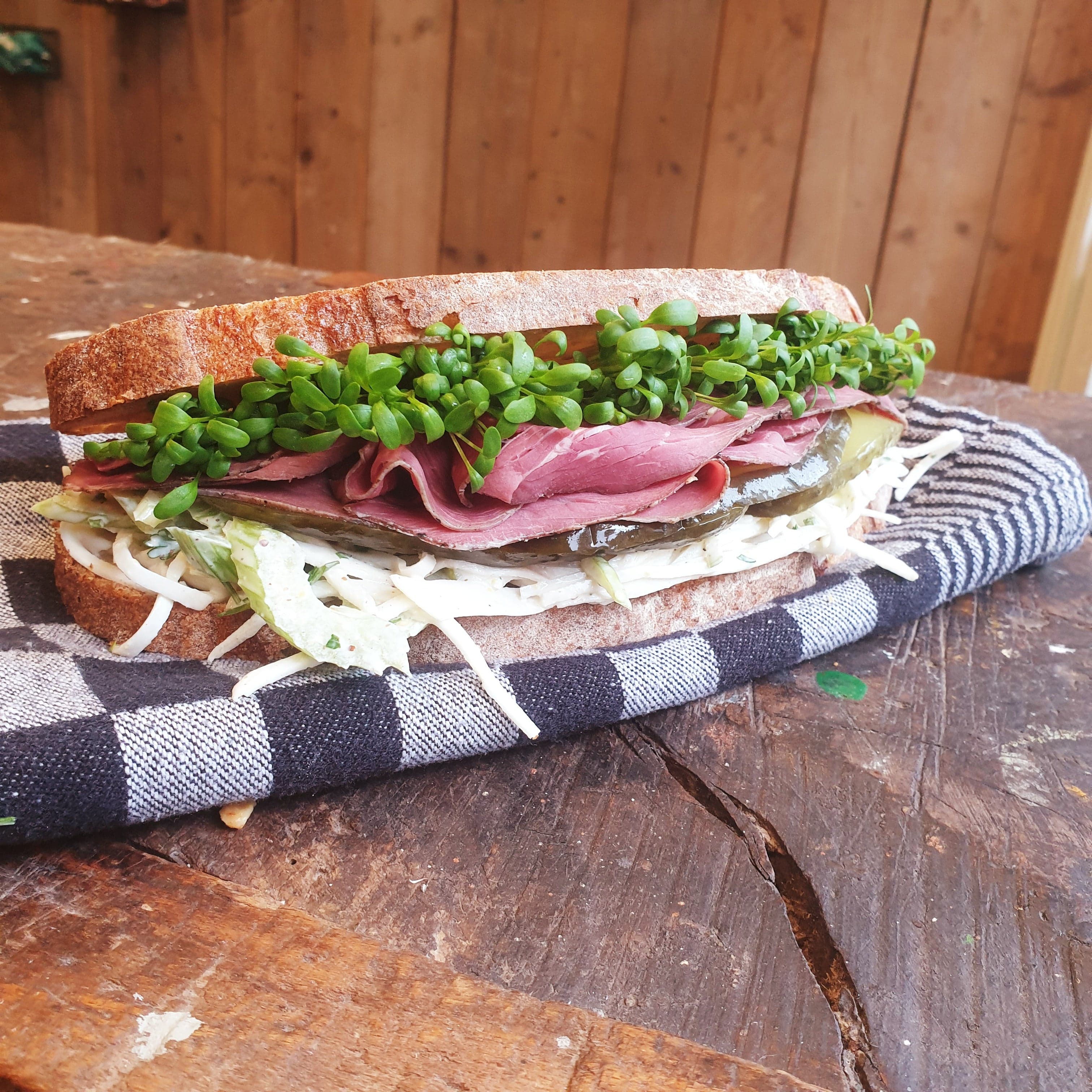 Homemade pastrami