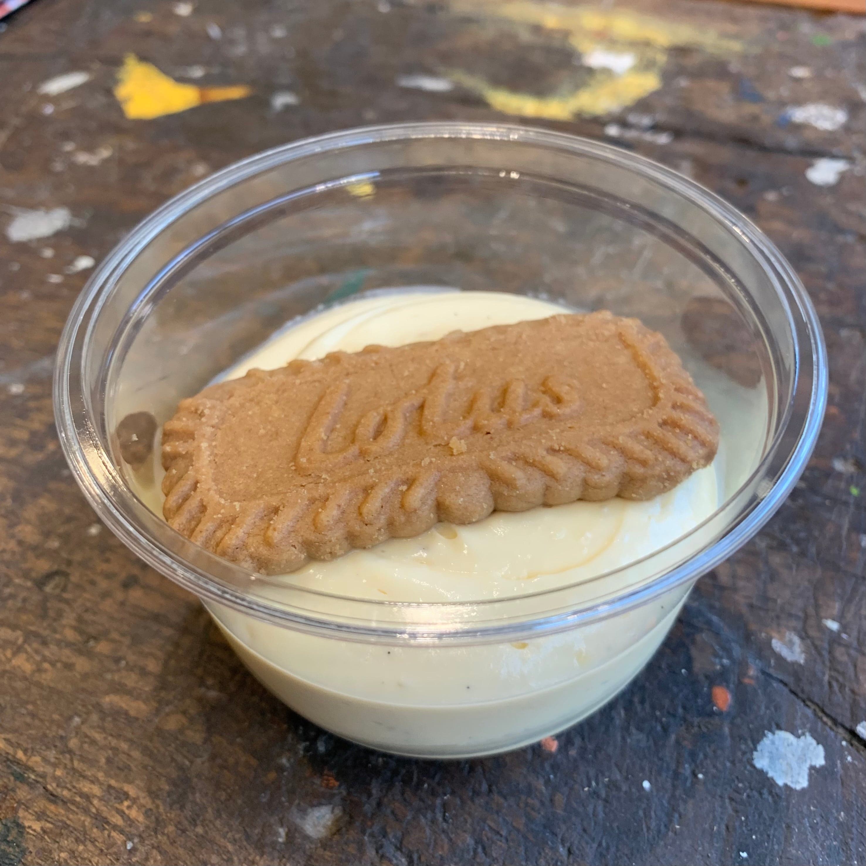 Vanillepudding met Biscoff-speculoos