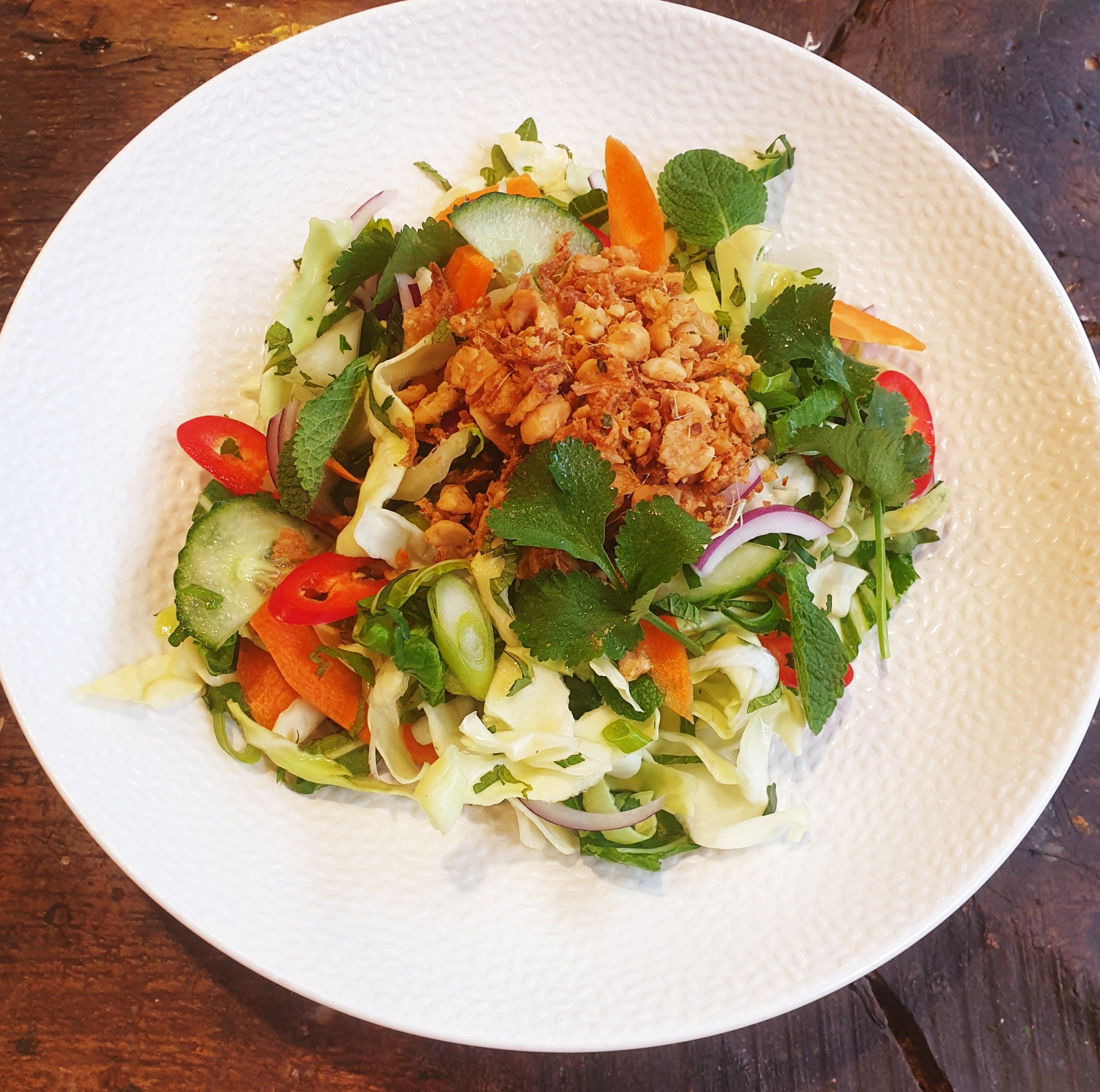 Thaise koolsla (Thai coleslaw)