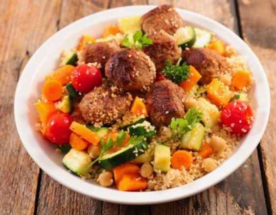 Couscous kefta