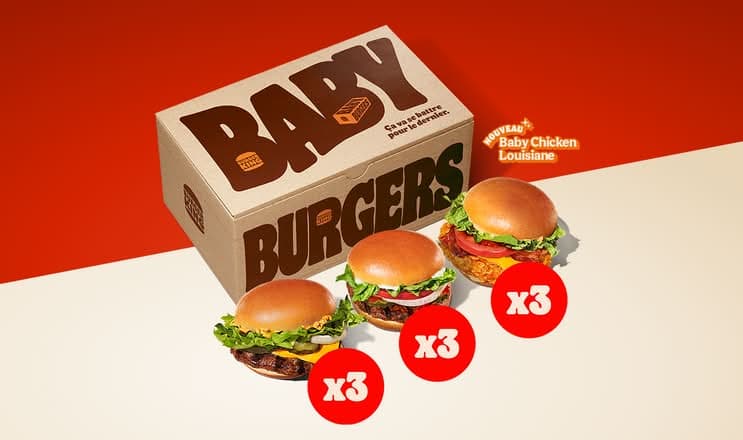 Baby Burgers x9