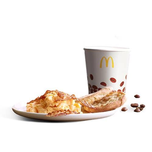 Large McMenu Des œufs brouillés avec Bacon & pain McMuffin®