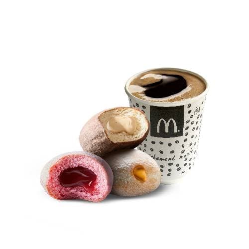 Large Menu Boisson Chaude & 3 McPops