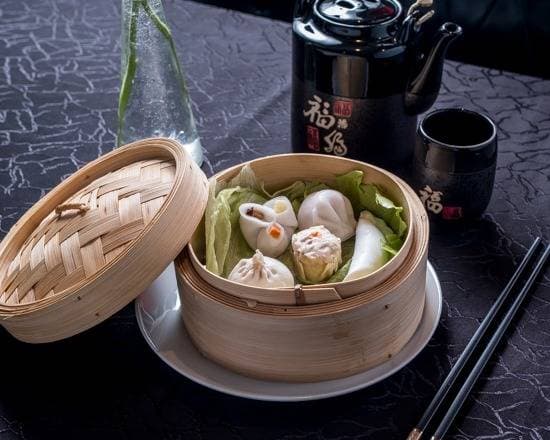 28. Assortiments de dim sum Ă la vapeur