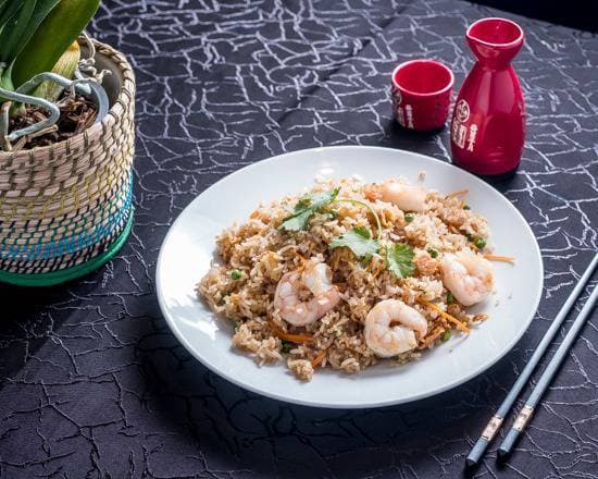 93. Riz sauté aux scampis