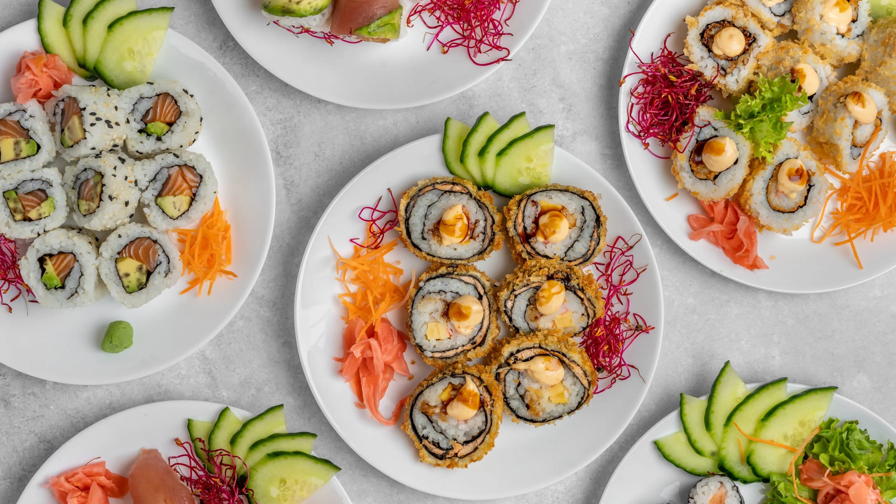 Sushi aan zee